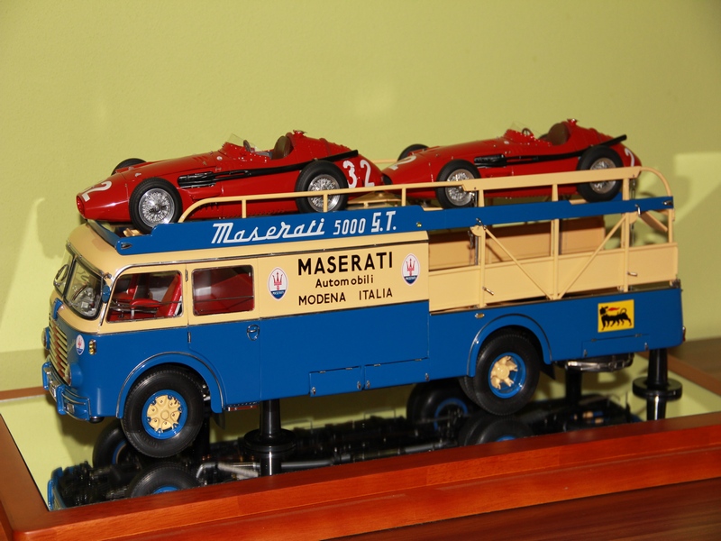ZÁVODNÍ TRANSPORTÉR MASERATI,FIAT 642 RN2 BARTOLETTI 1957